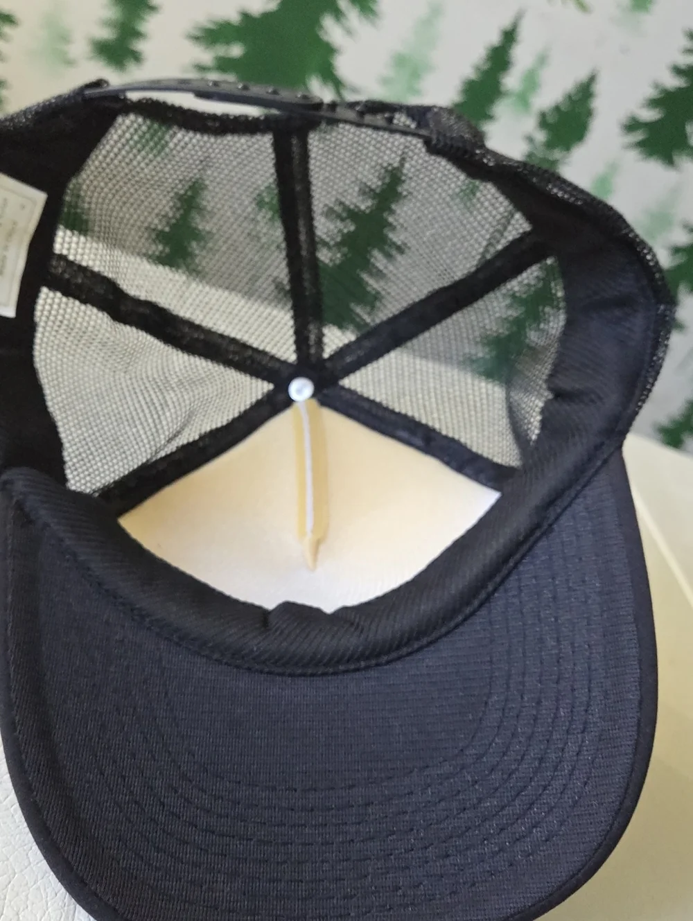 Black and White Los Angeles Graphic Trucker Hat